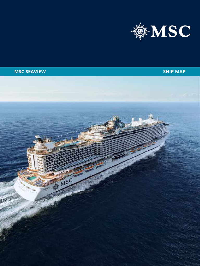 MSC Seaview Ship Map Overview | PDF | Restaurants