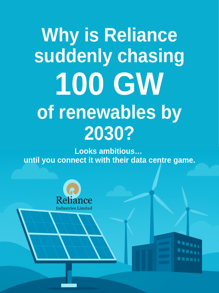 Reliance 100GW Green Energy Chase ! | PDF