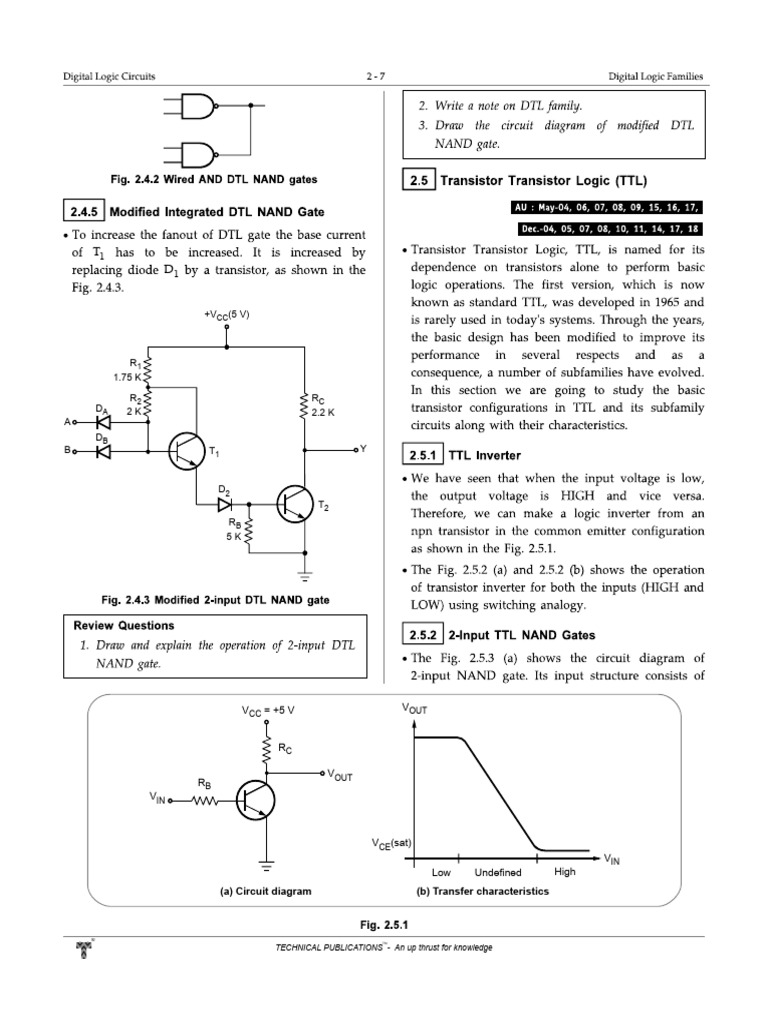 TTL Electrical Circuit Design | PDF | Logic Gate | Electrical Circuits