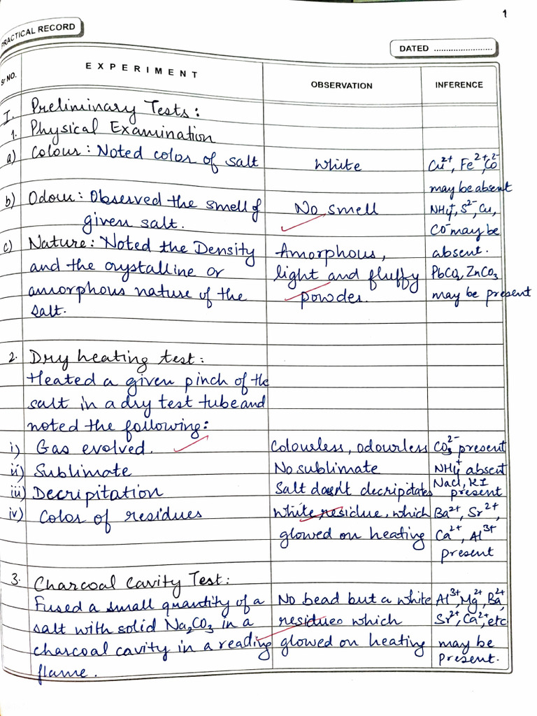 Chemistry Exp Part 2 | PDF