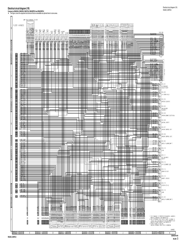 Electric Diagrams WA200PZ-6 | PDF | Switch | Electrical Engineering