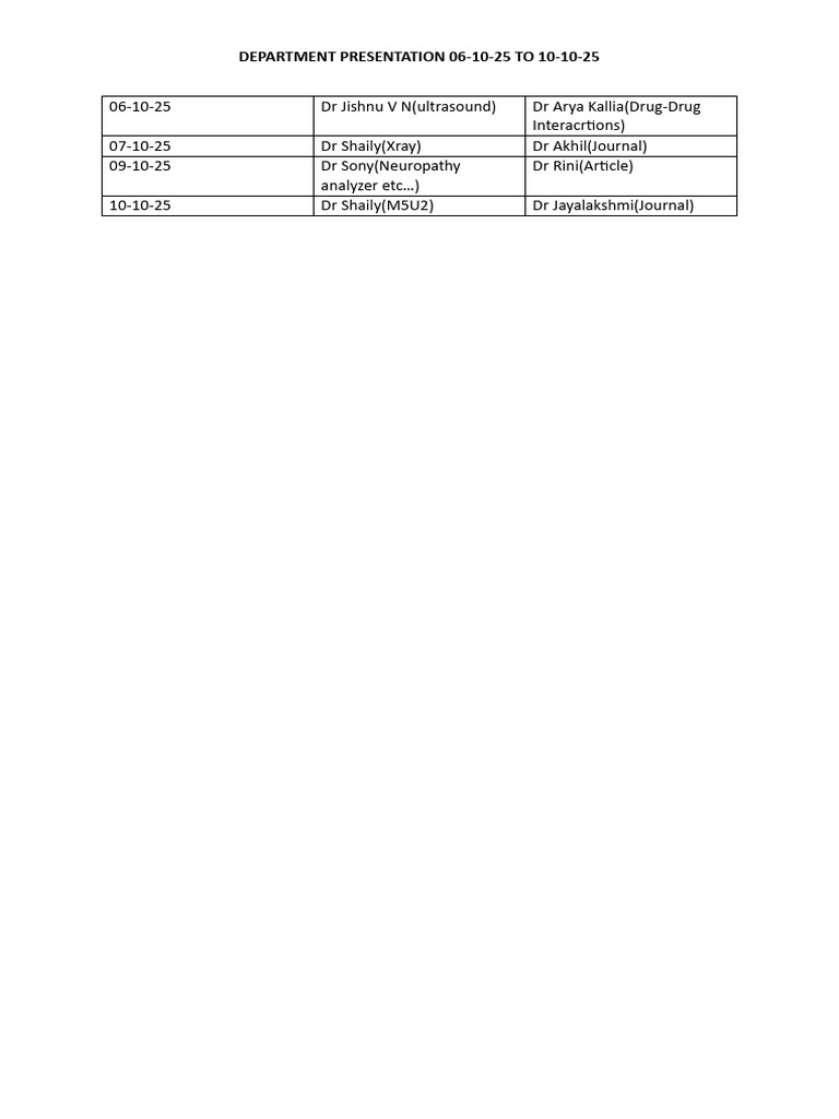 Department Presentation | PDF