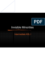 Invisible Minorities - Presentation