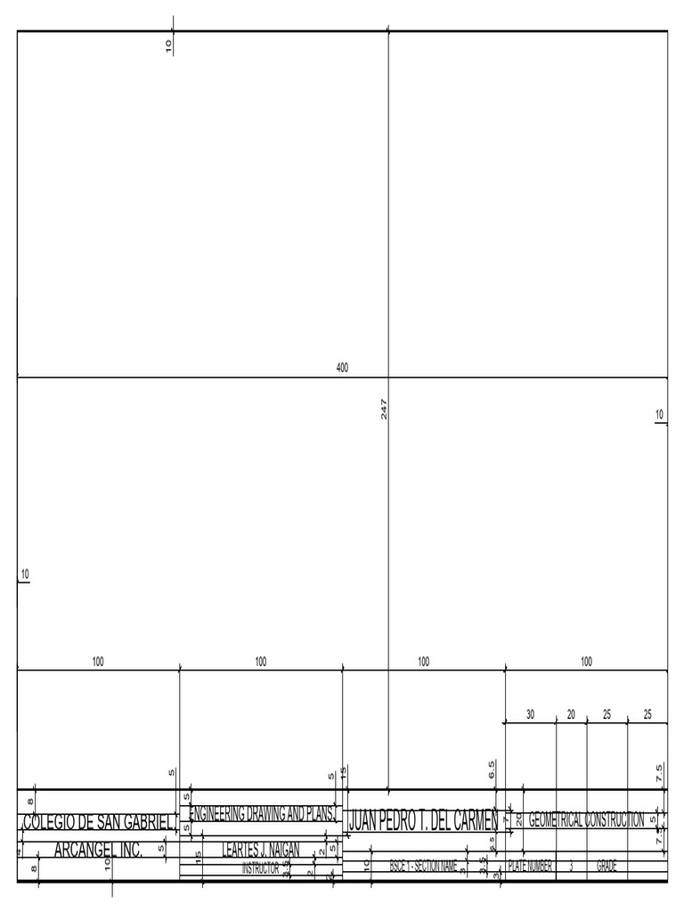 Engineering Drawing Assessment Results | PDF