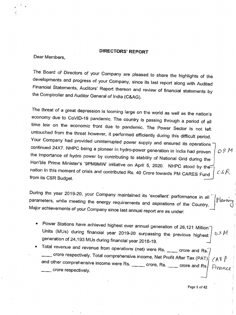 Directors Report | PDF