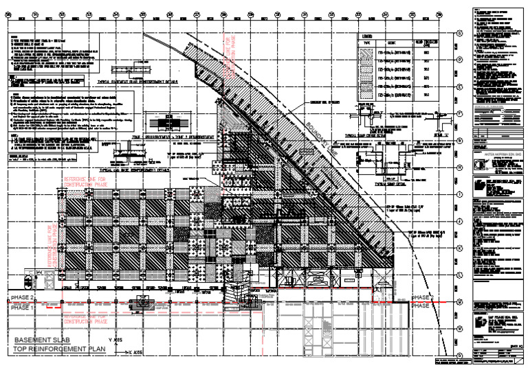 Block N Basement Layout 1 | PDF | Structural Engineering | Concrete