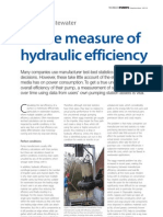 A True Measure of Hydraulic Efficiency