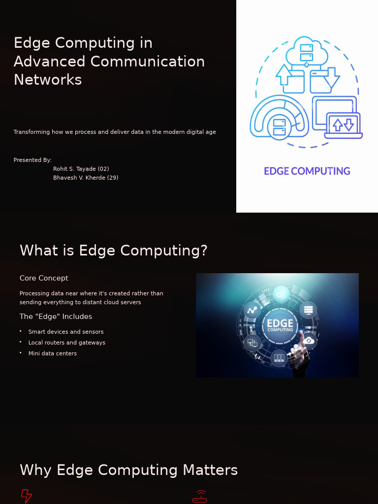 Roll No 02 29 Topic Edge Computing | PDF | Computer Network | Internet ...
