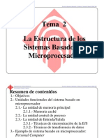 Tema2 Estructura Sistemas Basados en Microprocesador