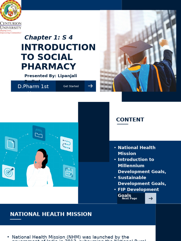 Chapter 1 S-4 D. Pharm 1st Year | PDF | Health Policy | Medical Specialties