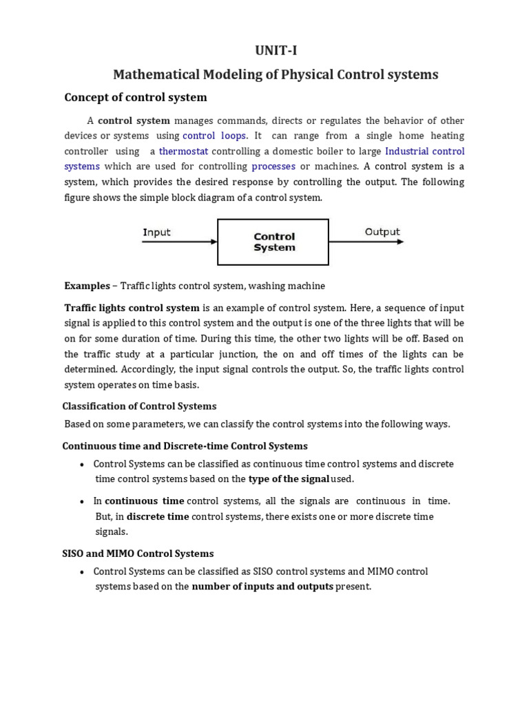 ControlSystemsNotespdf 2025 07 16 12 34 03 | PDF | Control Theory ...