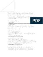 A matemática do ensino médio: soluções