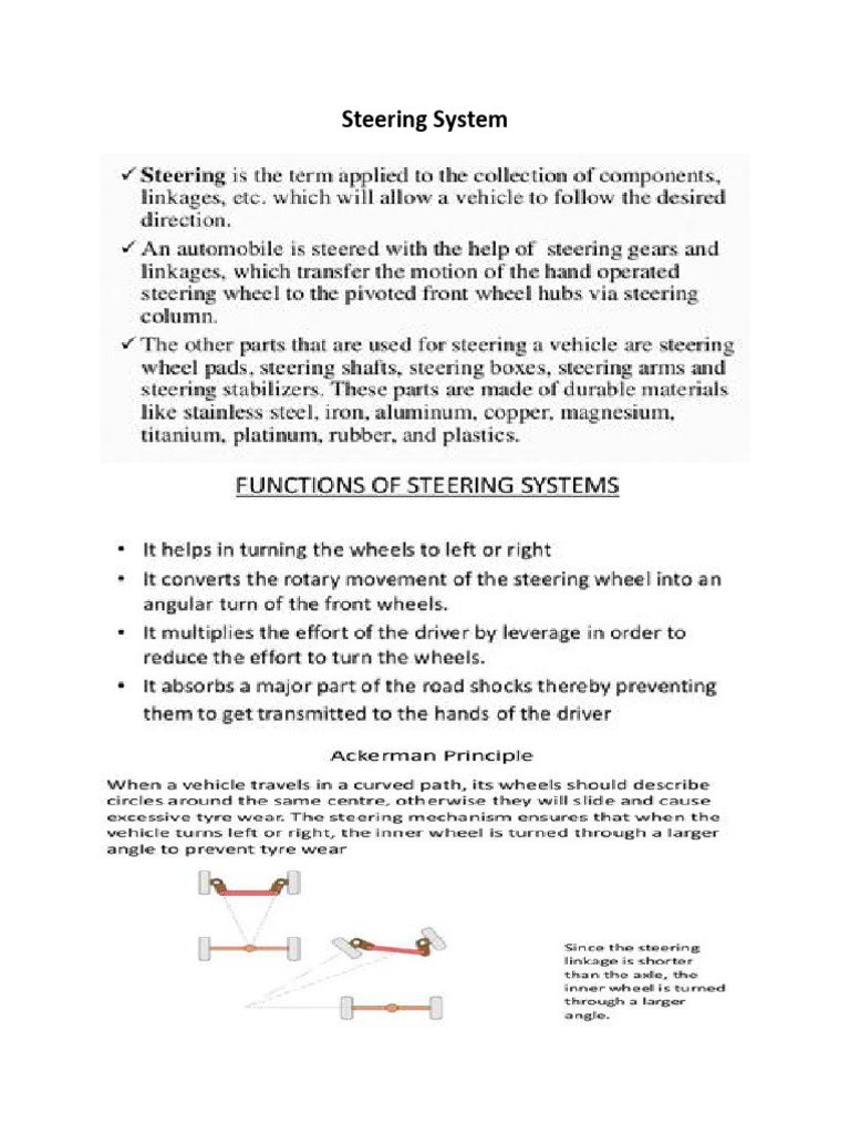 UNIT4 Steering | PDF