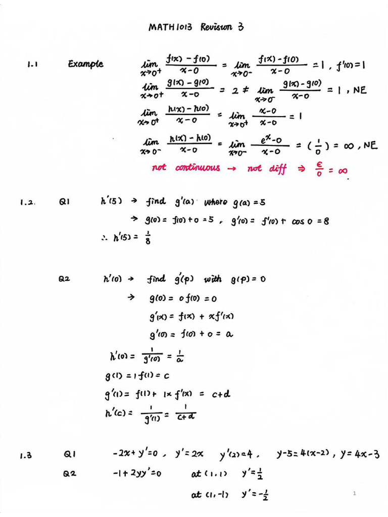 Handwritten Note 3 | PDF