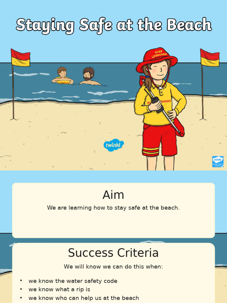 Beach Water Safety Guidelines | PDF | Physical Oceanography | Water Sports