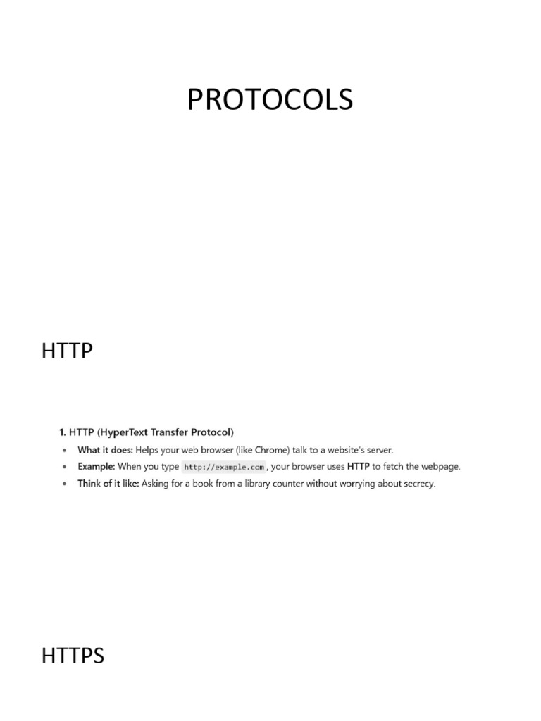 Protocols | PDF