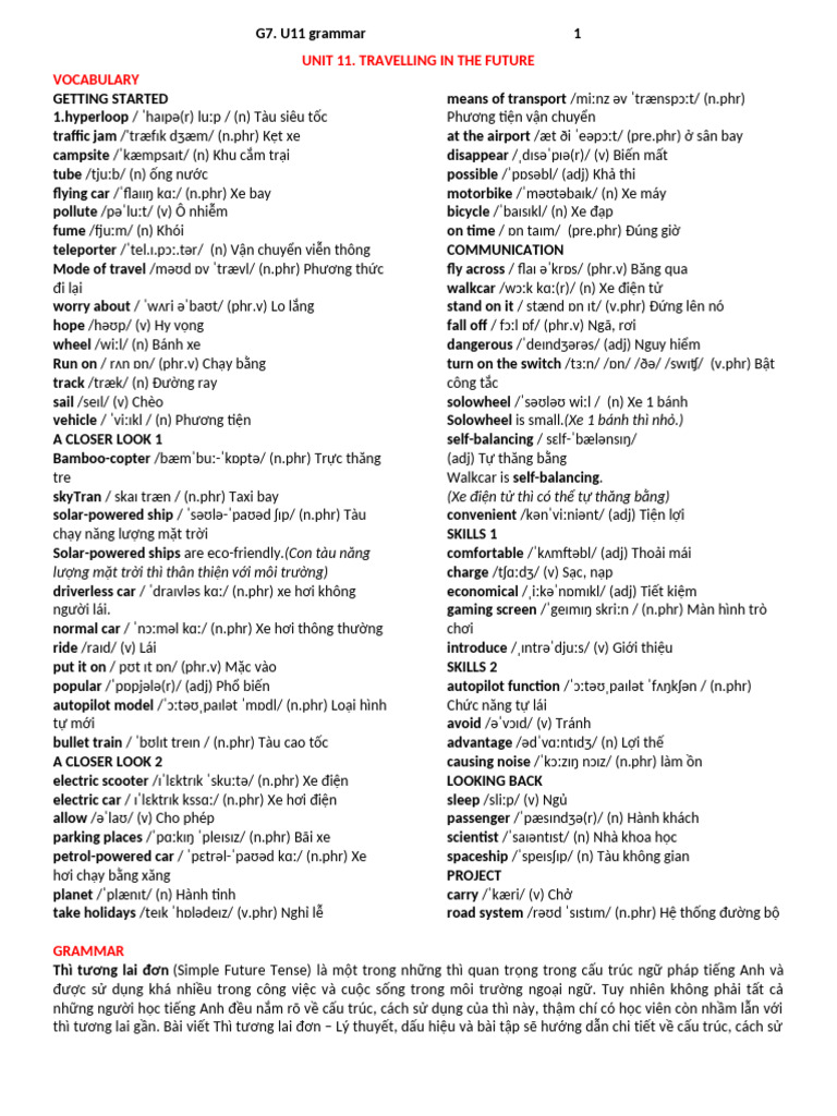 Unit 11 Global 7 HS | PDF