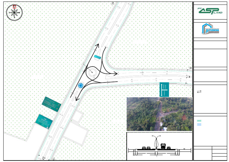 Layout Simpang Jalan Panorama Asri | PDF