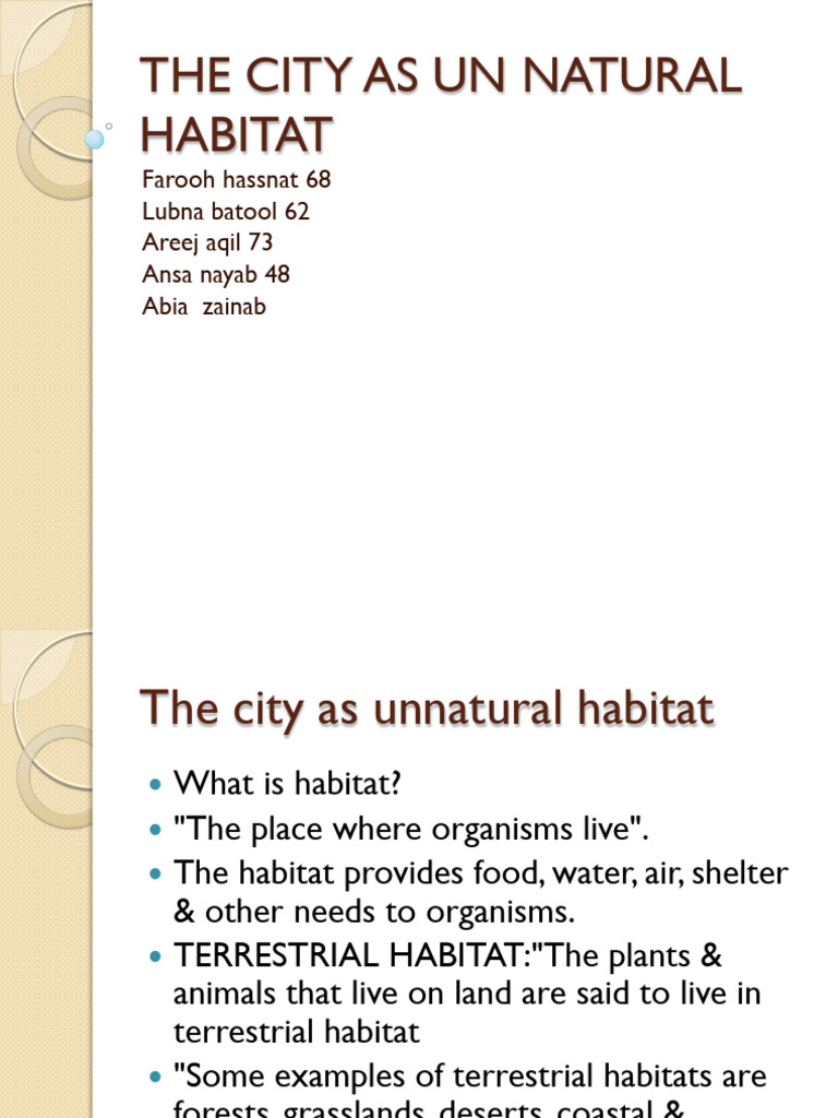 Urbanization's Impact on Natural Habitats | PDF | City | Urbanization