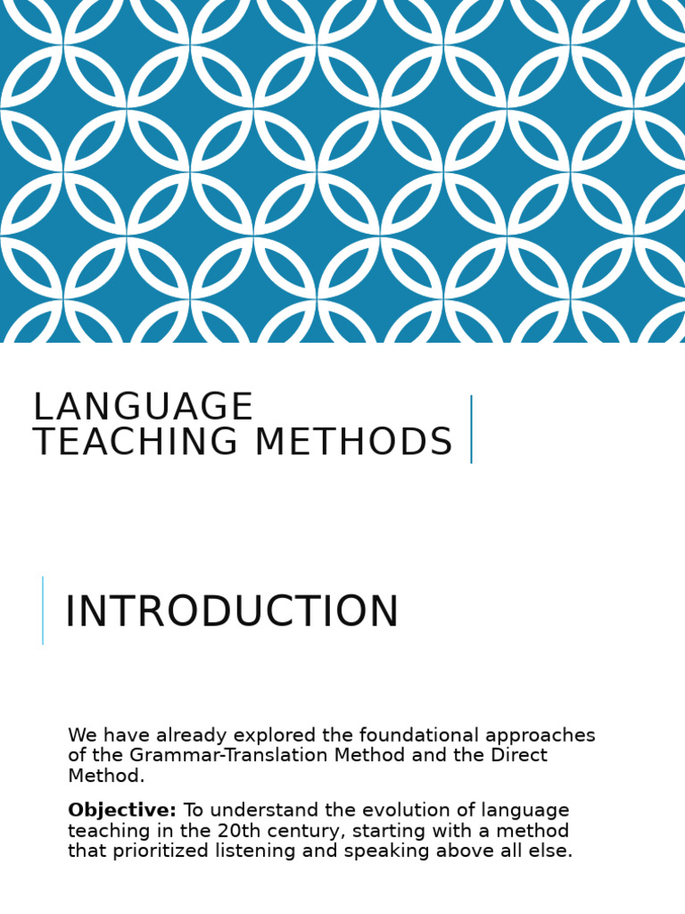 Language Teaching Method | PDF | Psychological Concepts | Behavioural ...