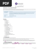 DUOVISC® Viscoelastic System Overview | PDF | Syringe | Human Eye