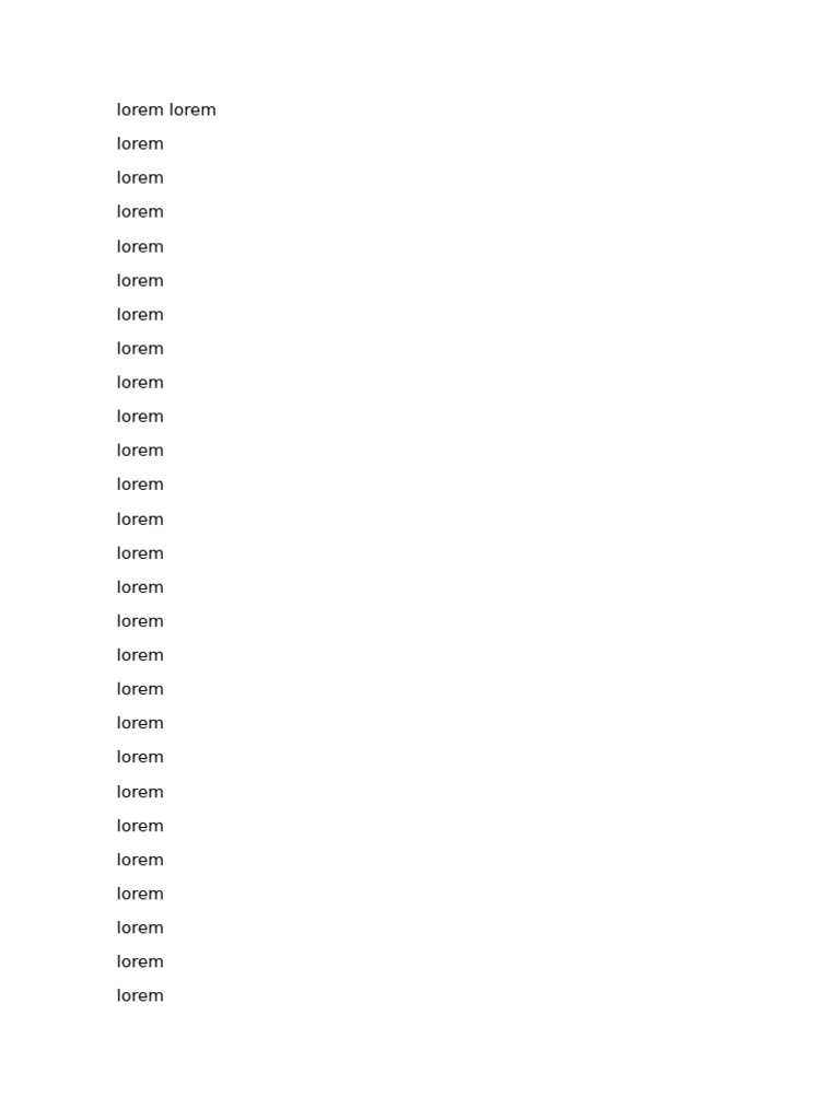 Lorem Ipsum Text Sample | PDF
