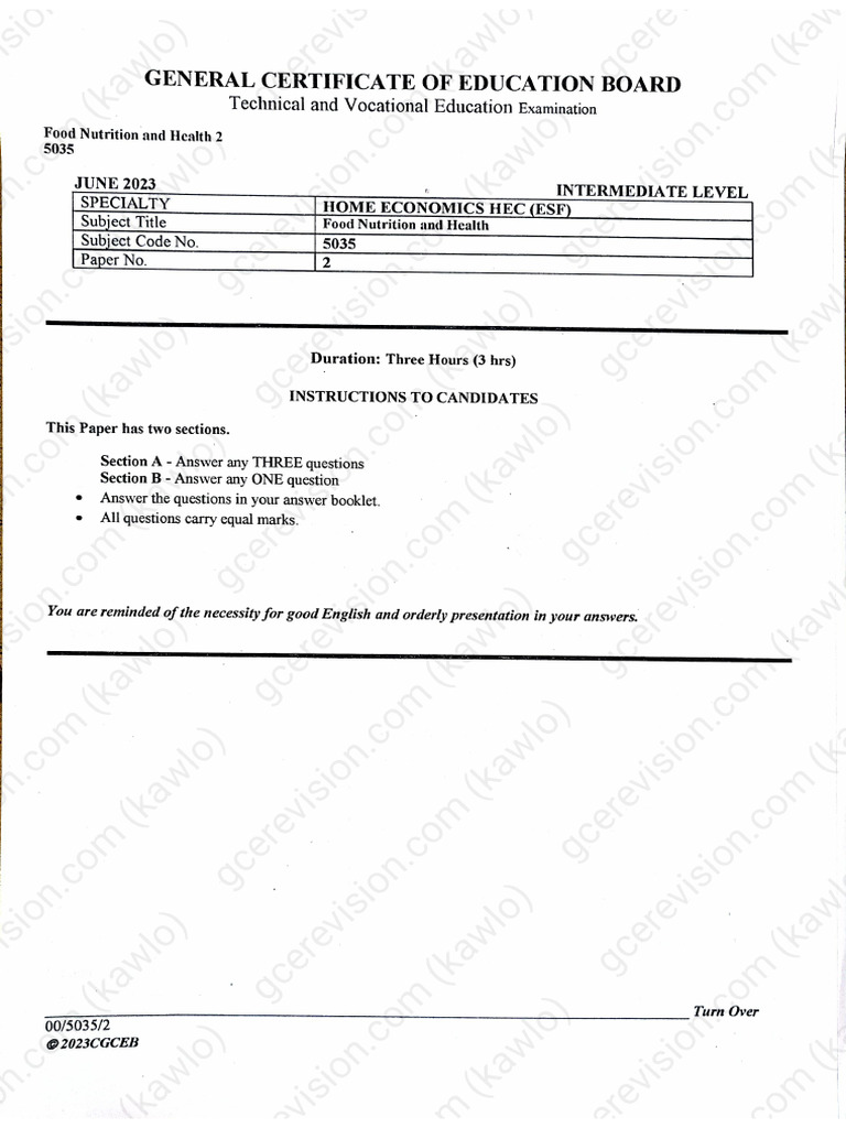 Hec 2023 P2 | PDF