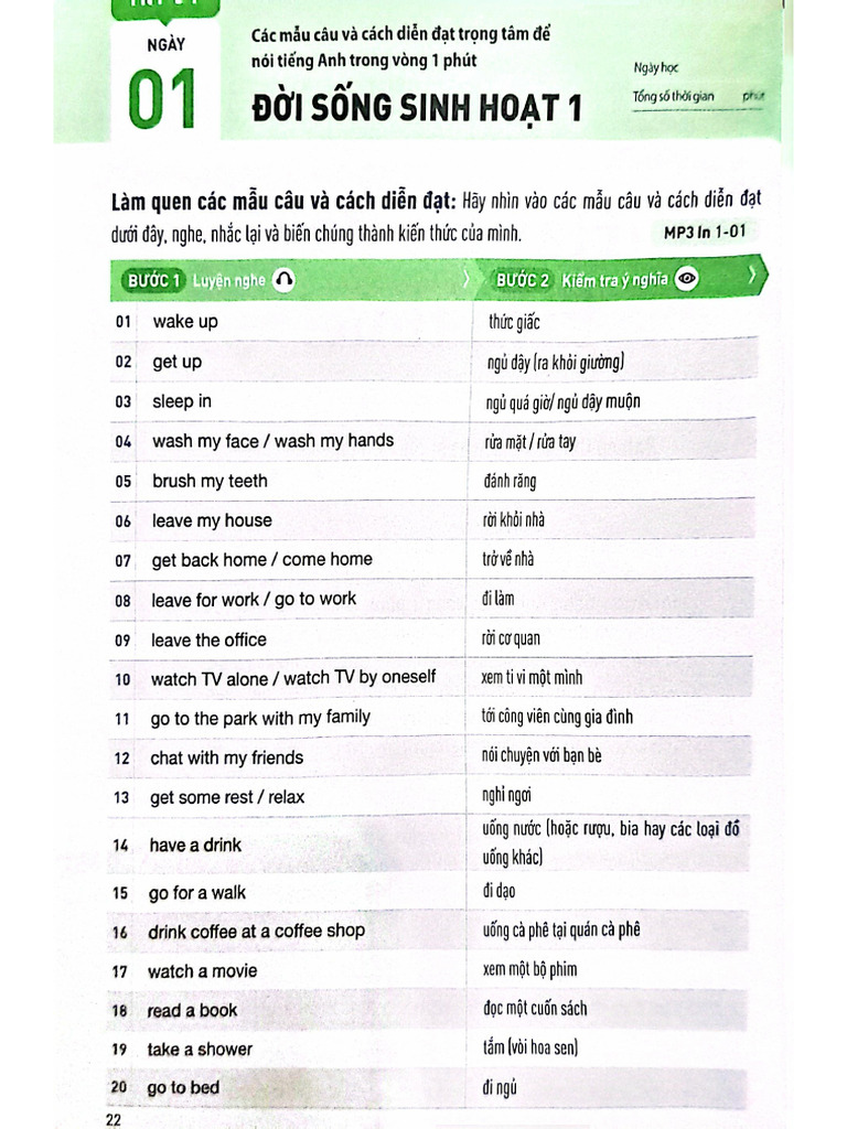 Speaking Matrix Level 2 (1 Minute) | PDF