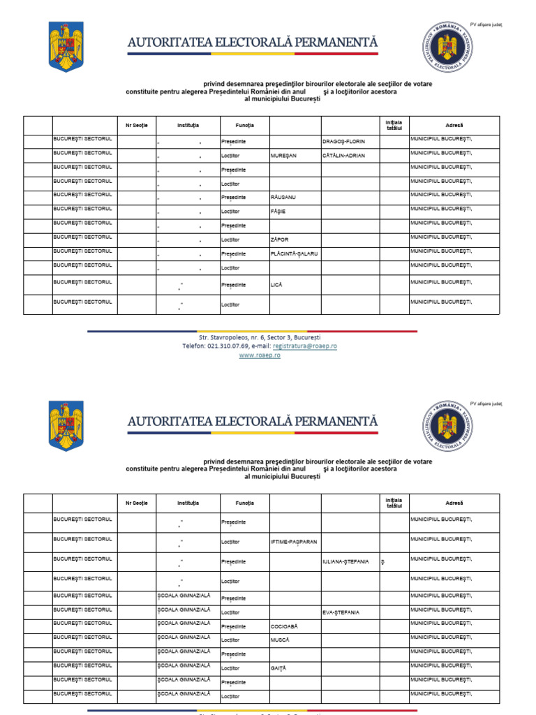 PV Afisare Judet | PDF