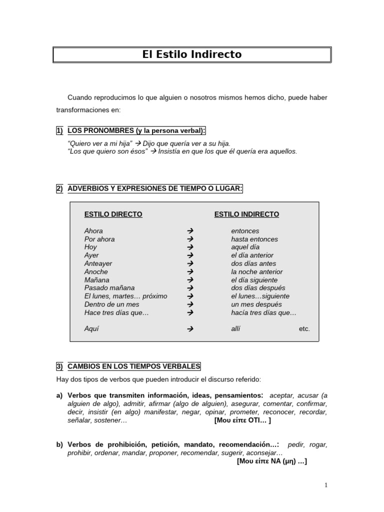 transformaciones-del-estilo-indirecto-pdf-verbo-mec-nica-del-lenguaje