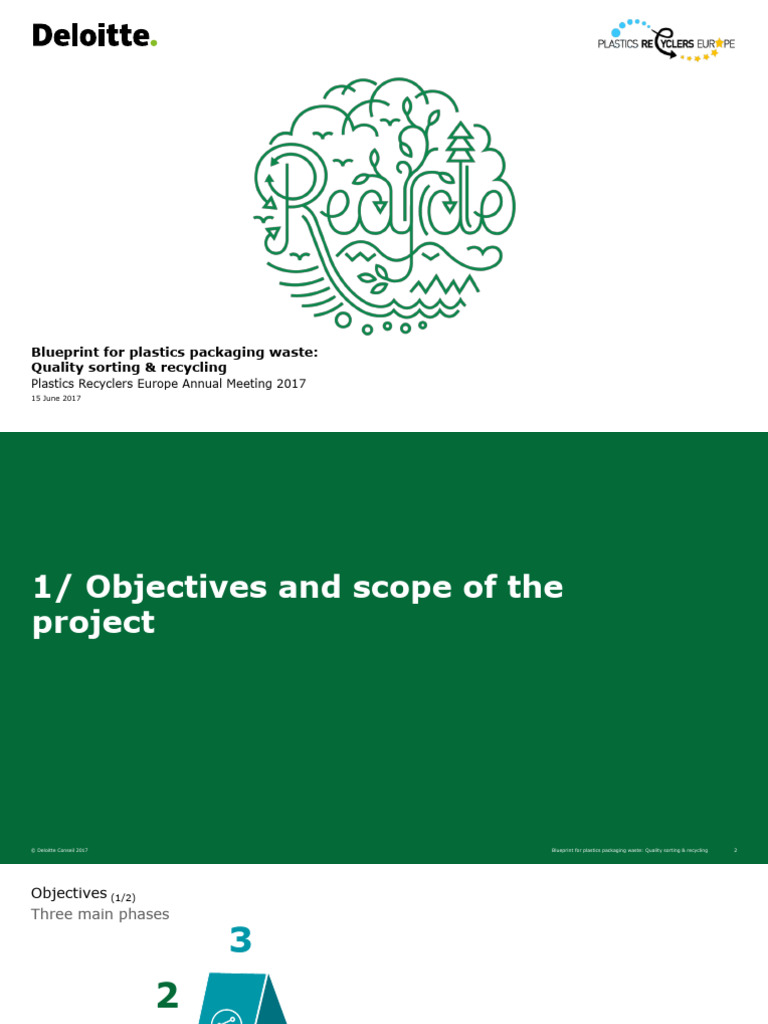 Blueprint for EU Plastics Recycling 2017 | PDF | Recycling | Plastic