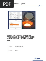 Download Safir The Finnish Research Programme on Nuclear Power Plant Safety Annual Report 2006 by Enformable SN93430362 doc pdf