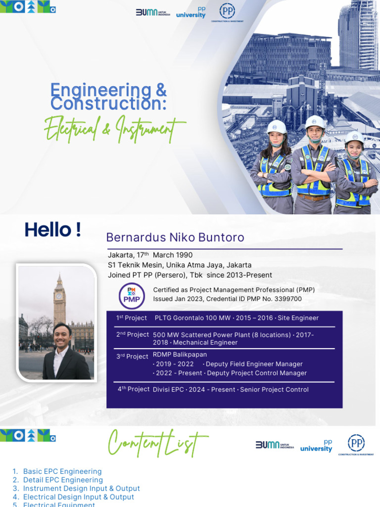 Electrical & Instrument Engineering Overview | PDF | Specification ...