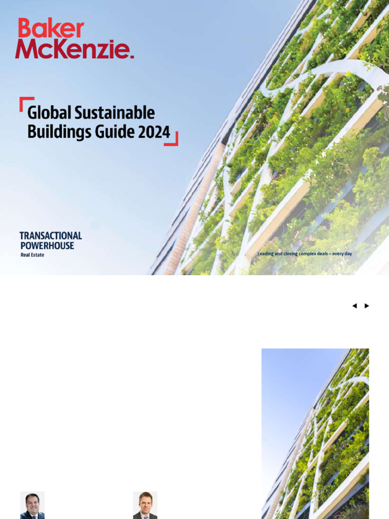 2024 Global Sustainable Buildings Guide | PDF | Green Building | Energy ...