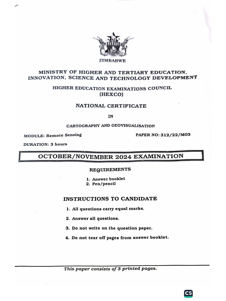 Past Exam Questions | PDF