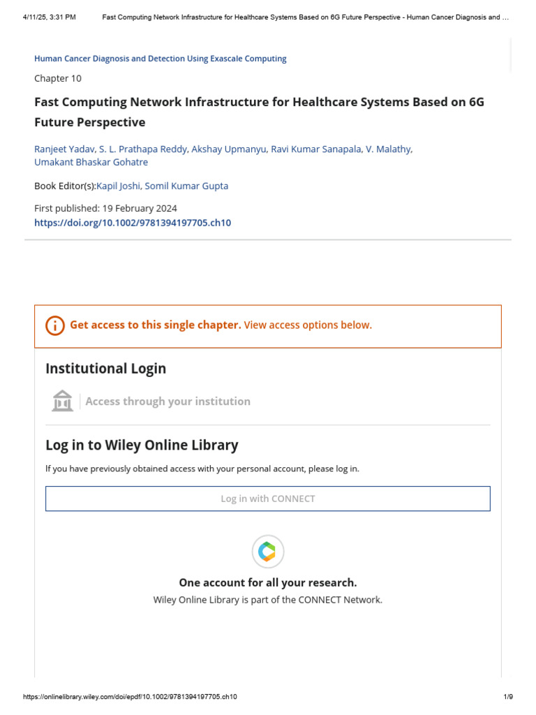 Fast Computing Network Infrastructure For Healthcare Systems Based On ...