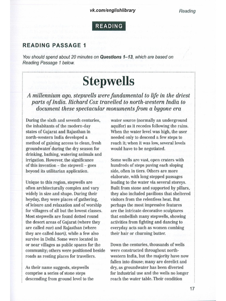 Cambridge Ielts 10 Reading Test 1 | PDF
