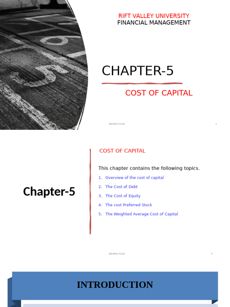 Understanding Cost of Capital Concepts | PDF | Cost Of Capital | Equity ...