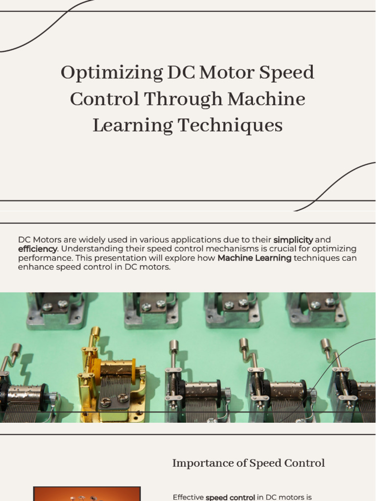 Machine Learning for DC Motor Control | PDF | Machine Learning ...