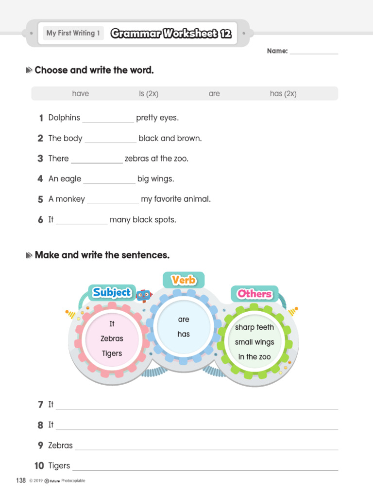 Writing Practice: Sentence Completion | PDF
