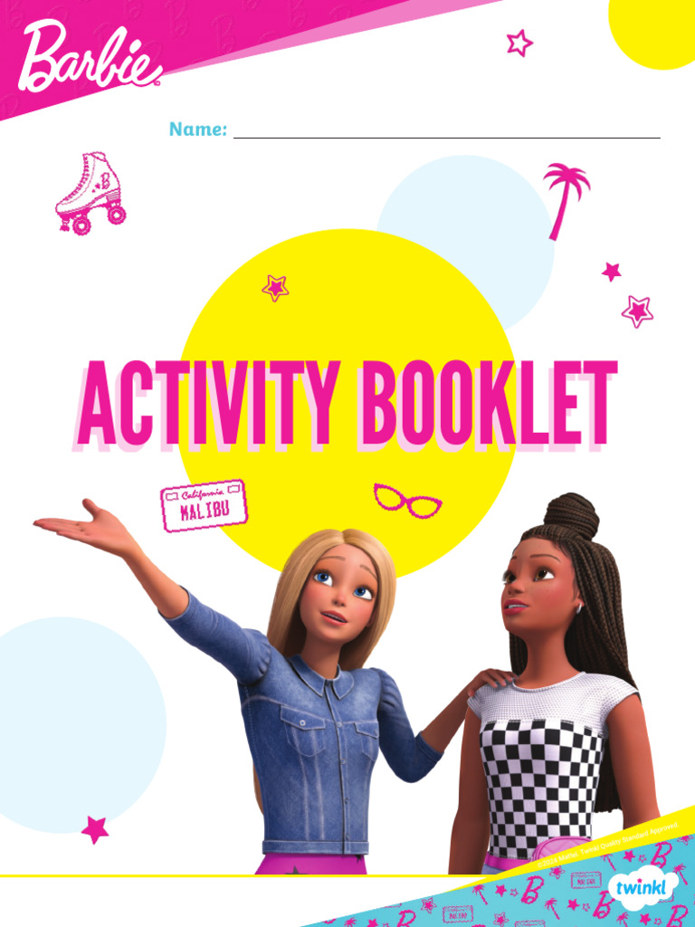 Barbie Activity Booklet for Kids | PDF | Subtraction | Dolls