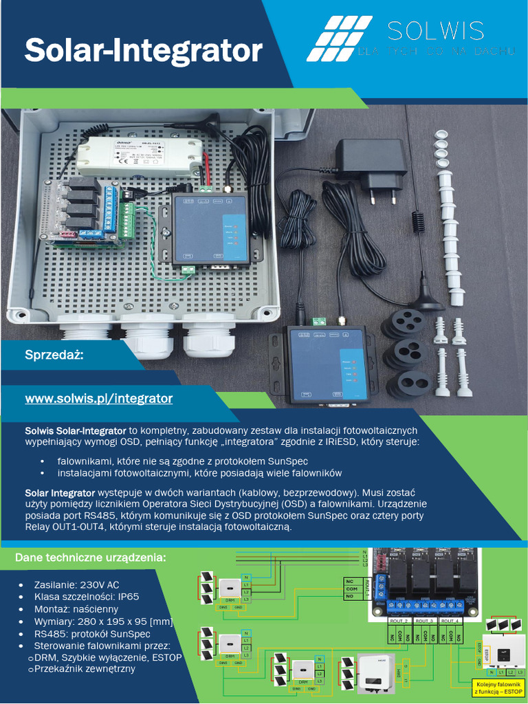 Solwis Solar-Integrator Karta Produktu | PDF