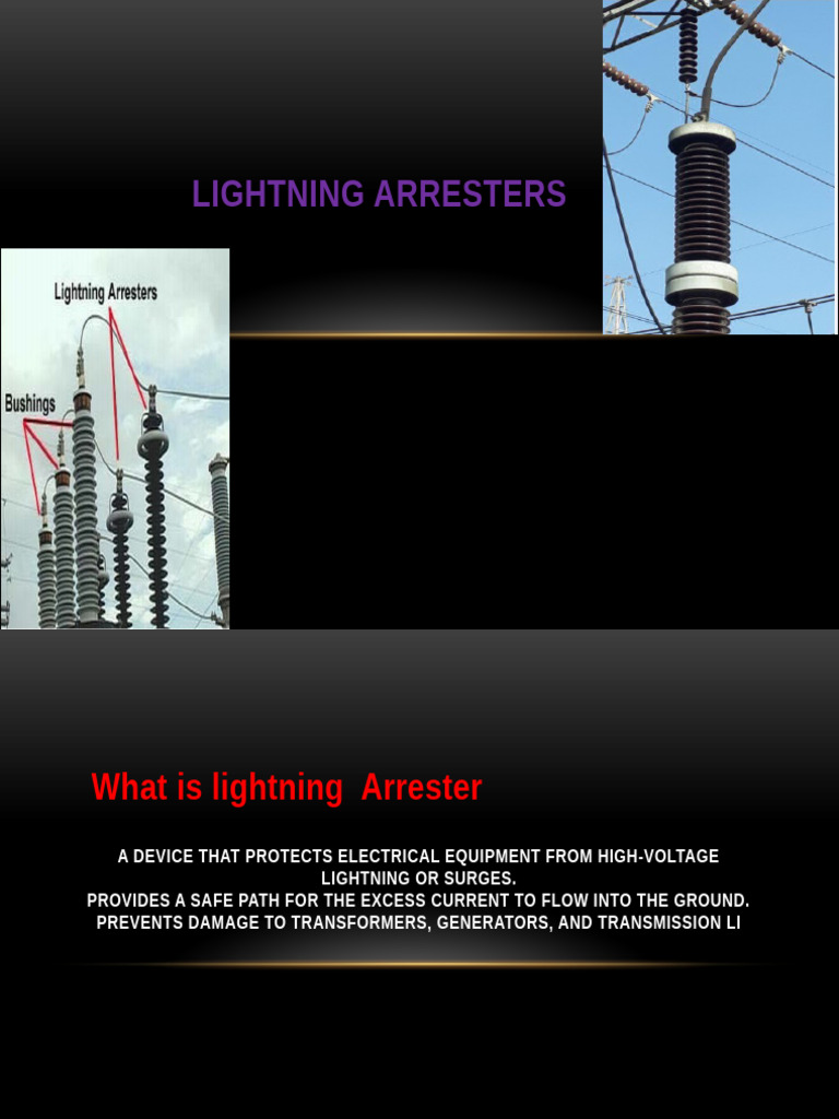 Types and Benefits of Lightning Arresters | PDF | High Voltage ...