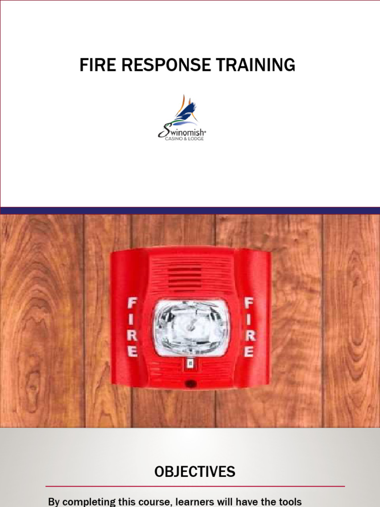Fire Response Training Guidelines | PDF | Firefighting | Emergency ...