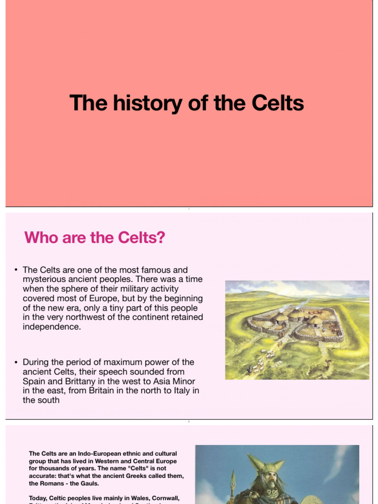 History and Culture of the Celts | PDF | Celts