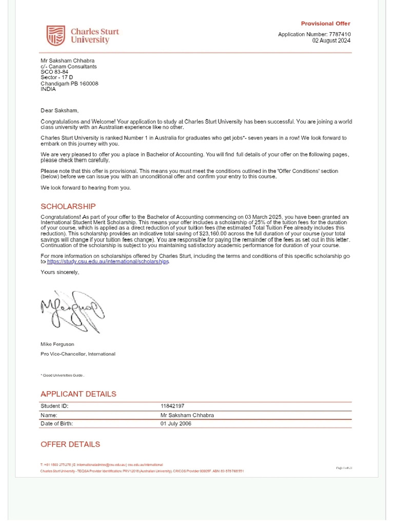 Offer Letter 2 | PDF
