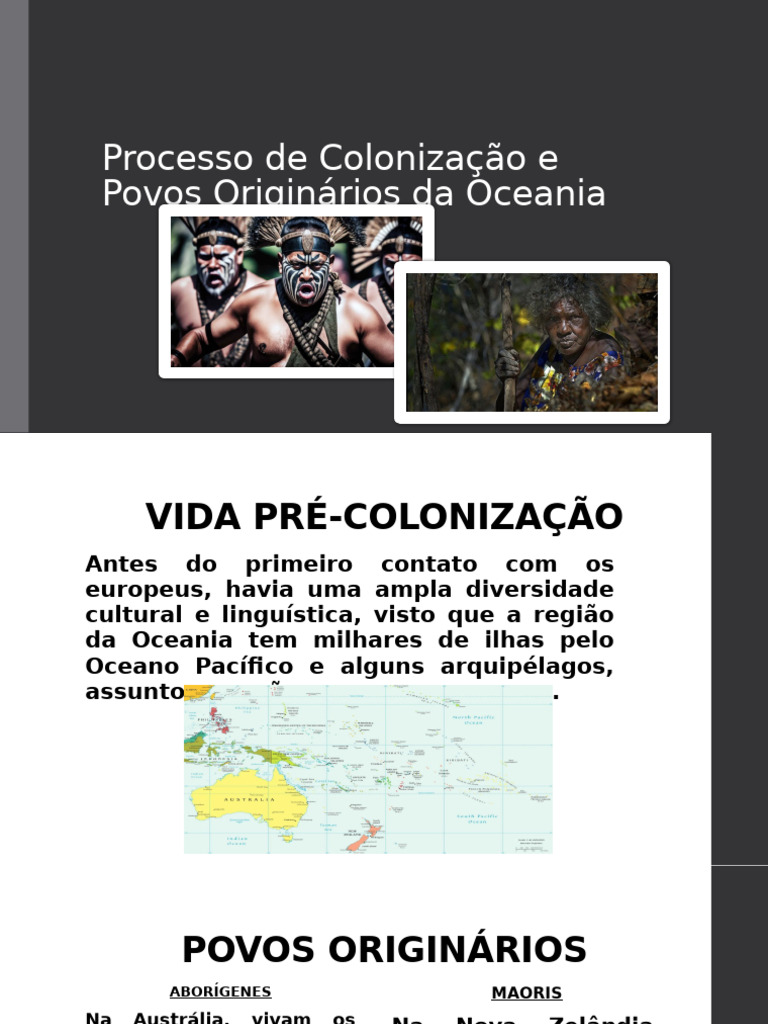 Colonização da Oceania e seus Impactos | PDF | Povos indígenas | Oceania
