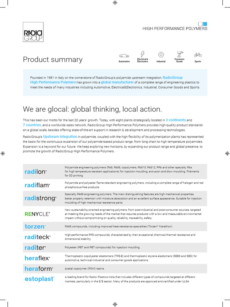 Flyer Product Summary India Apr-25 | PDF | Thermoplastic | Polymers