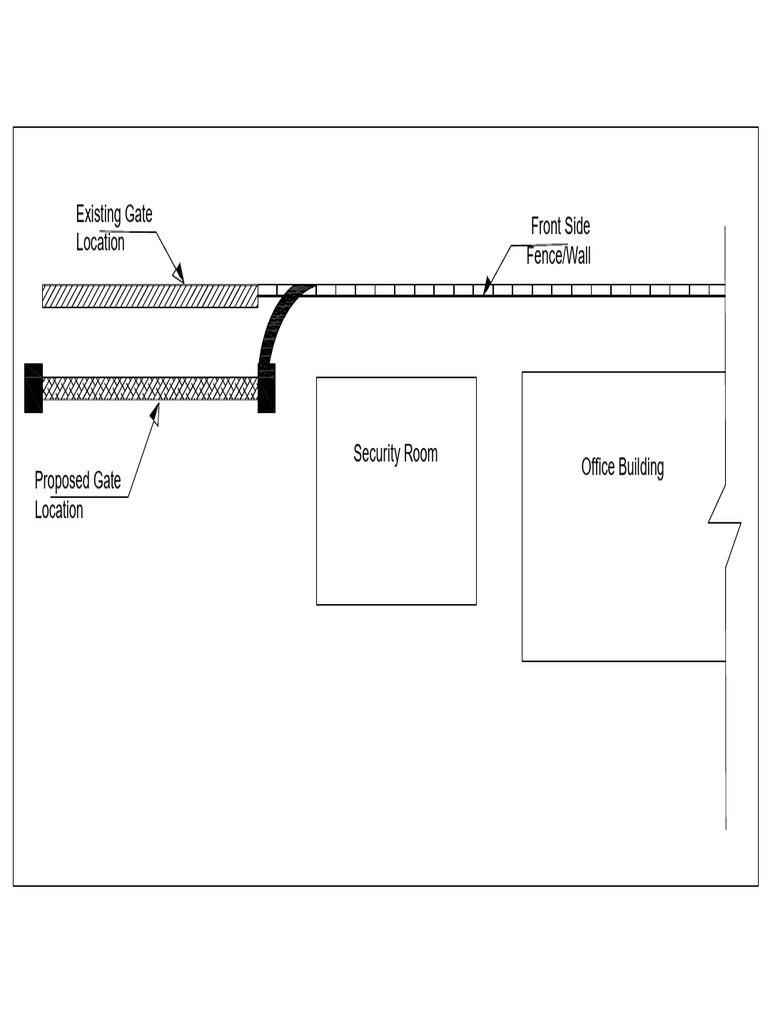 Gate Location Drawing - Rotated | PDF
