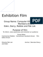 Exhibition Film Booklet
